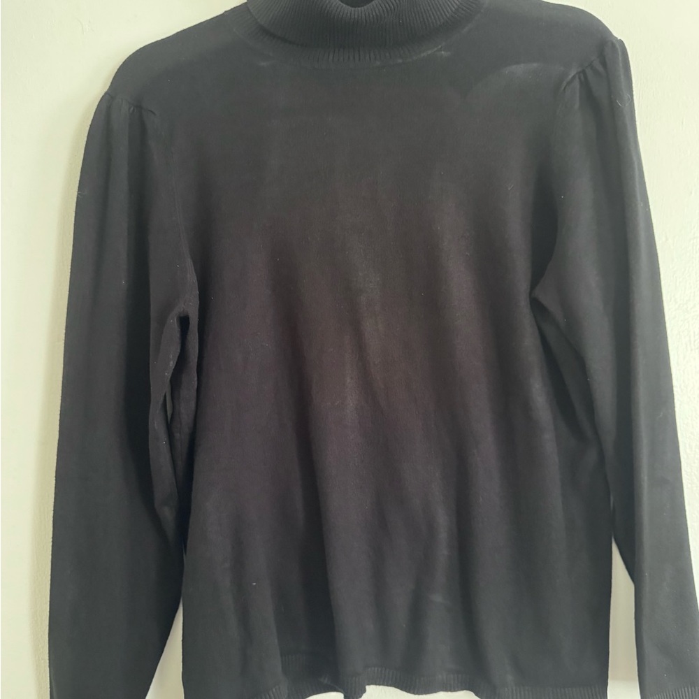 LOFT Black Turtleneck Sweater
